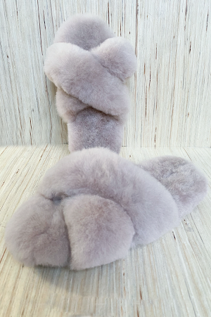 Slipper Fur Crossband - Rose Light