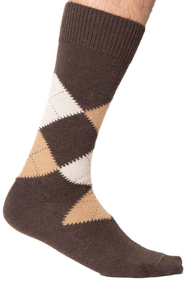 Glam Intarsia Baby Alpaca Socks