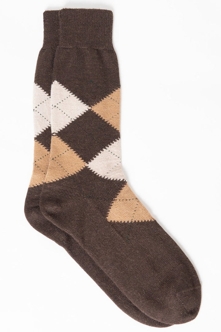 Glam Intarsia Baby Alpaca Socks