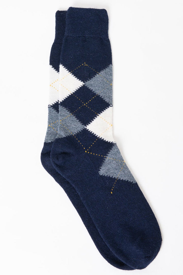 Glam Intarsia Baby Alpaca Socks