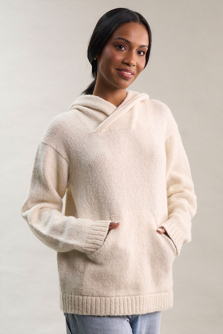 Briana Alpaca Hoodie Pullover