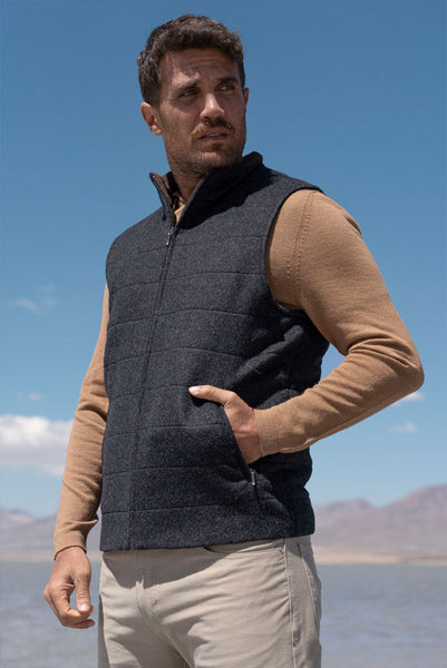 Men’s Quilted Baby Alpaca Vest