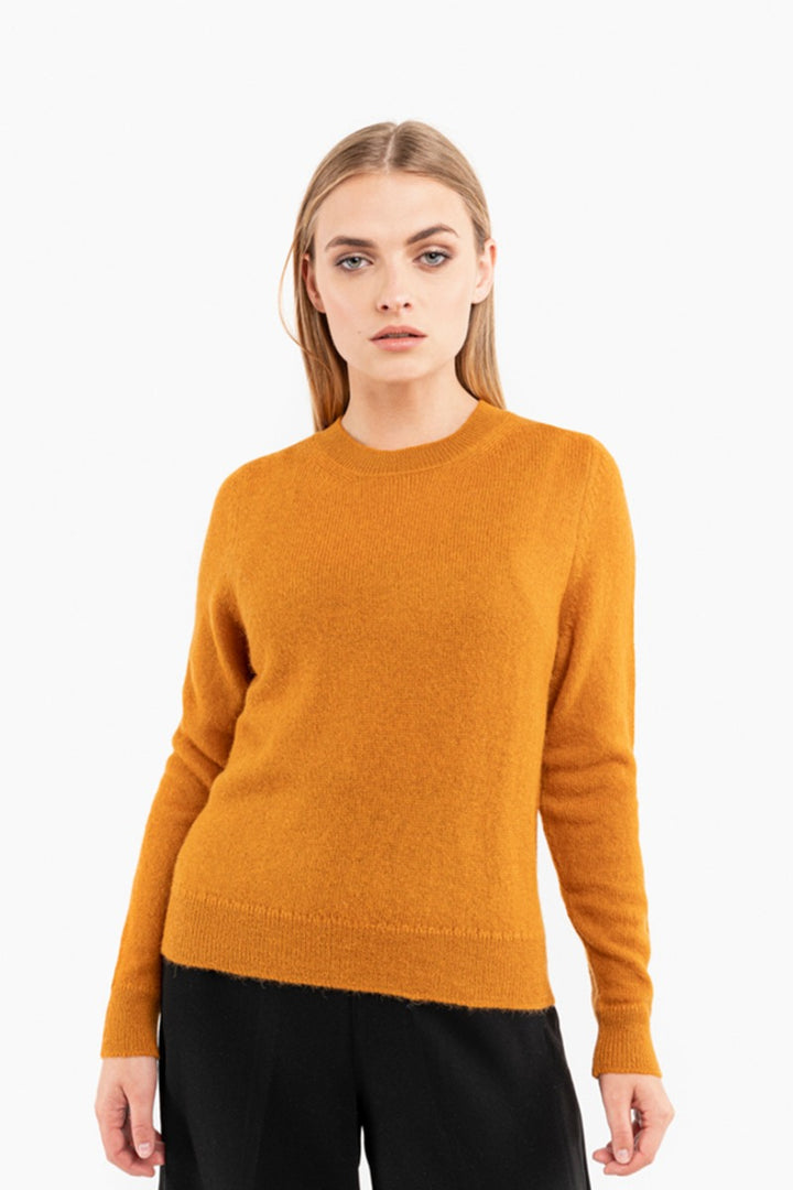 Classic Baby Alpaca Crew-Neck Sweater