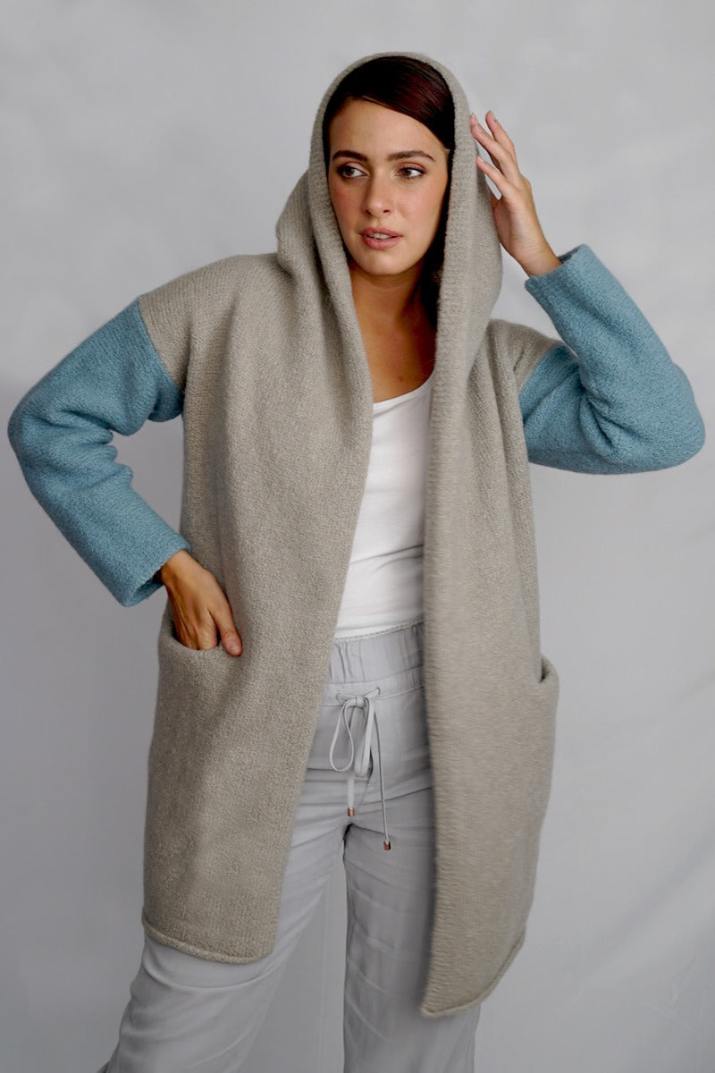 Chunky Hooded Cardigan/Coat