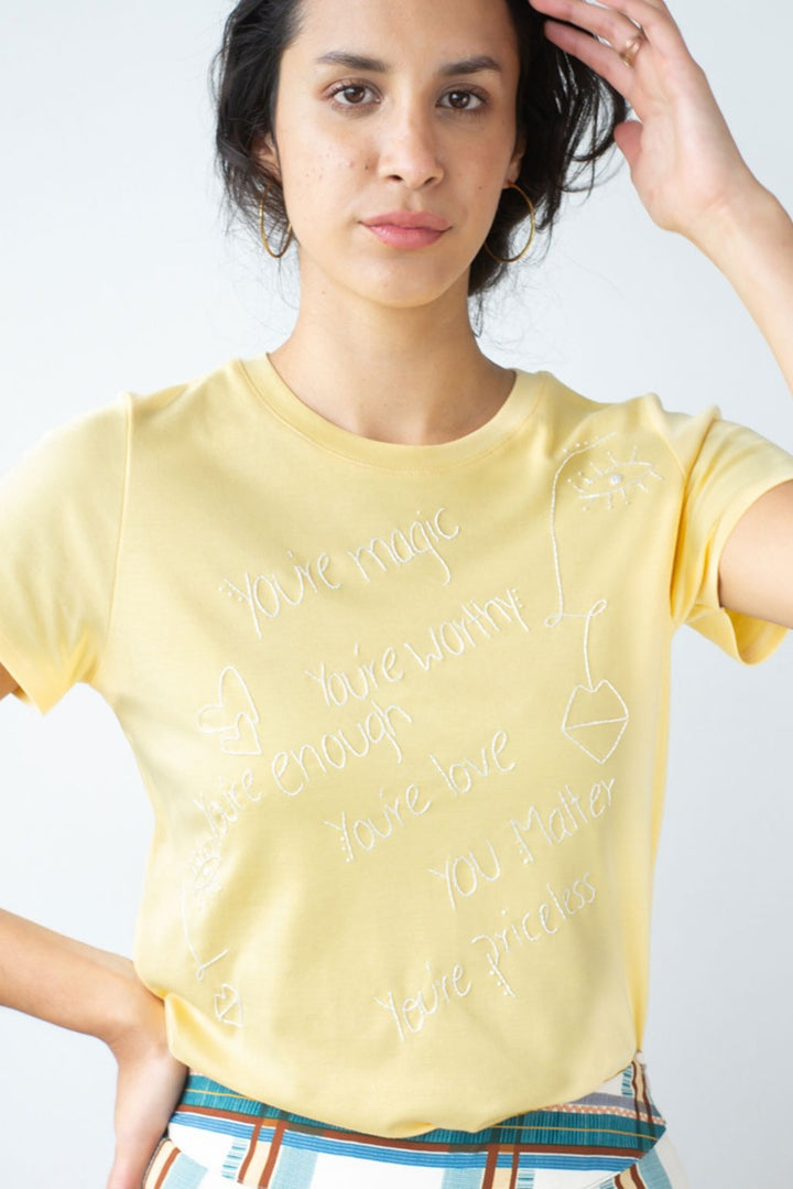 Baumwoll-T-Shirt „Selflove“