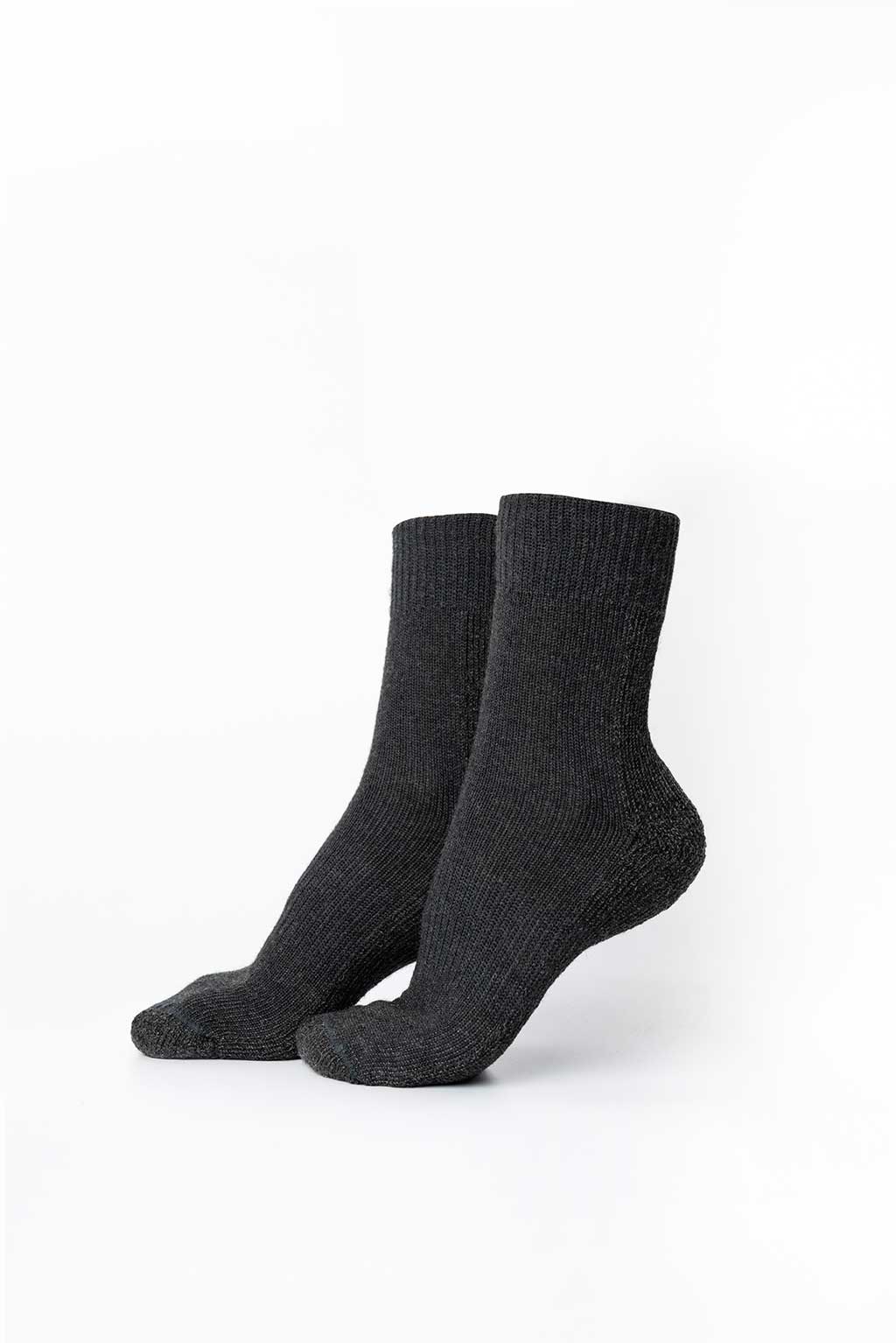 Alpaka-Kurzsocken mit Viertelrand