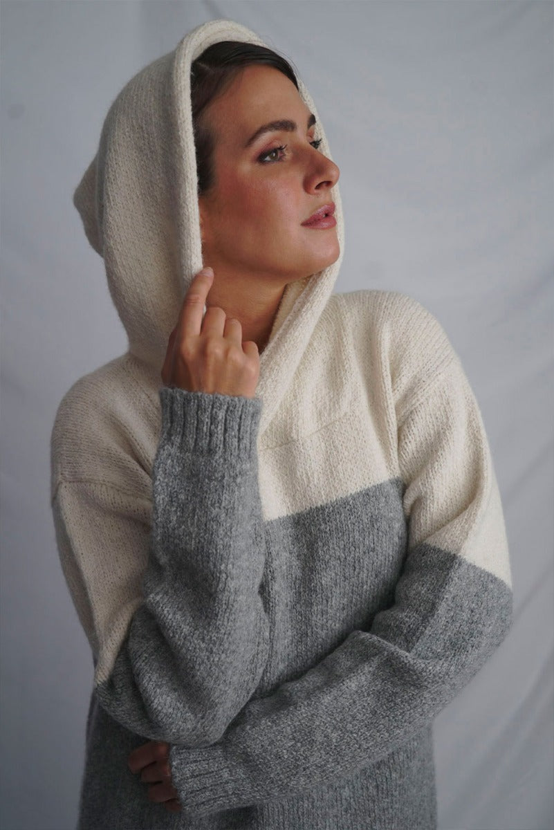 Coraline Alpaca Hoodie Pullover