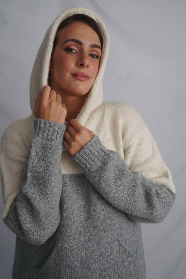 Coraline Alpaca Hoodie Pullover