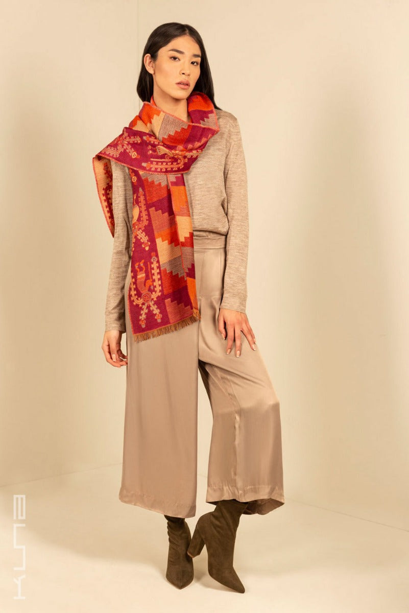 Nazca - 17 Baby Alpaca & Silk Scarf