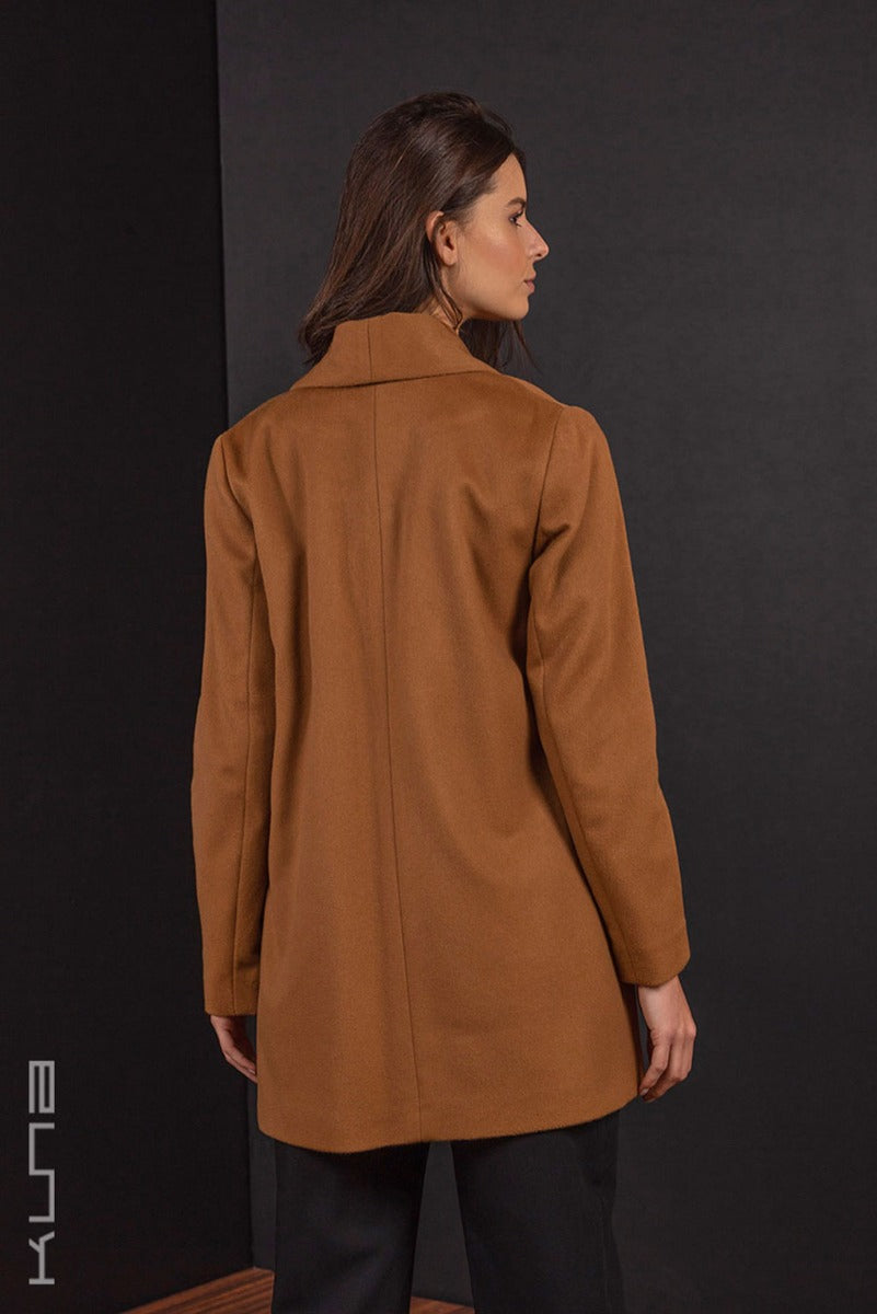 Short 100% Vicuna Swing Coat