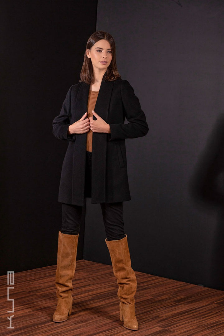 Short 100% Vicuna Swing Coat