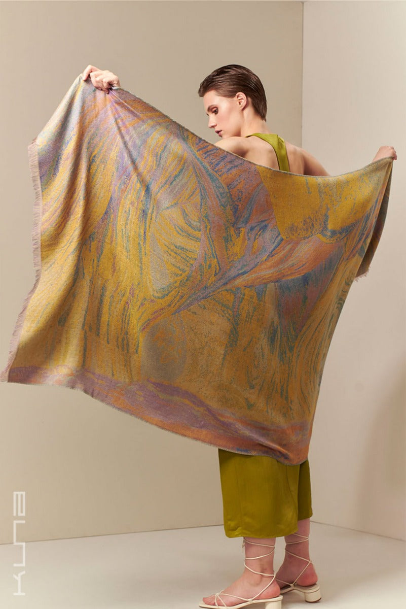 Marble Chapel Royal Alpaca & Silk Shawl