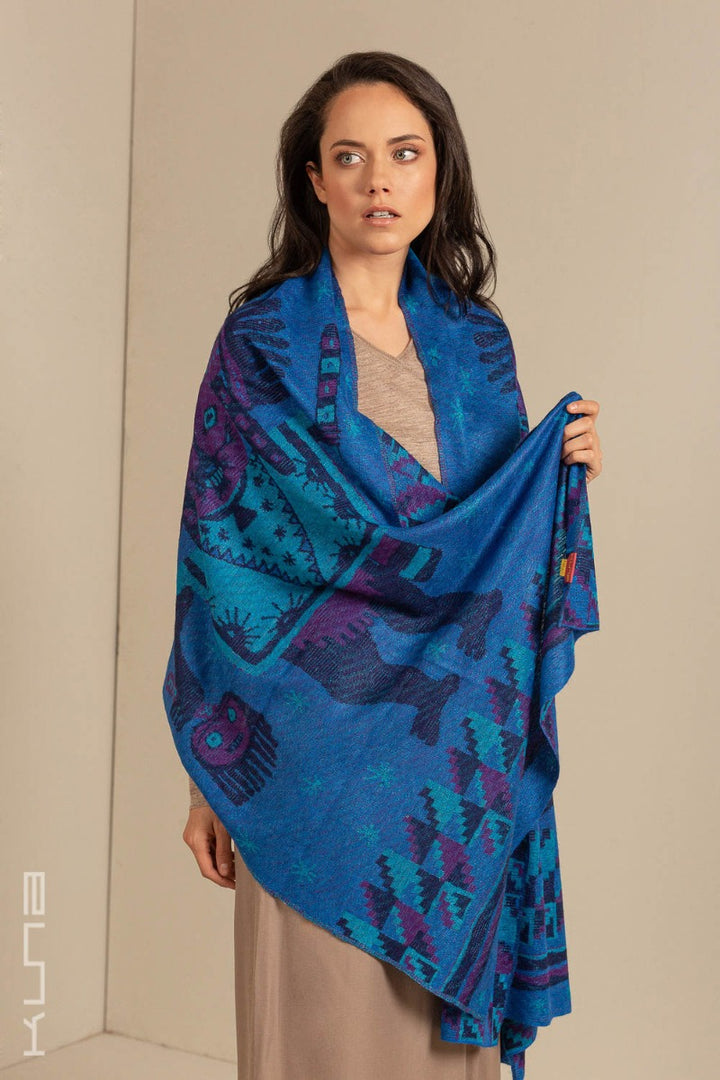 Nazca - 50 Baby Alpaca & Silk Scarf Shawl