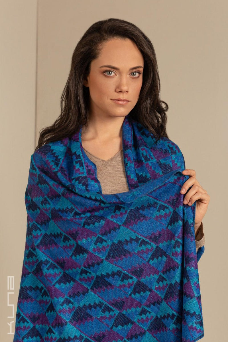 Nazca - 50 Baby Alpaca & Silk Scarf Shawl