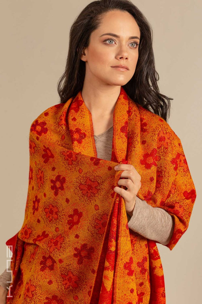 Nazca - 46 Baby Alpaca & Silk Scarf Shawl