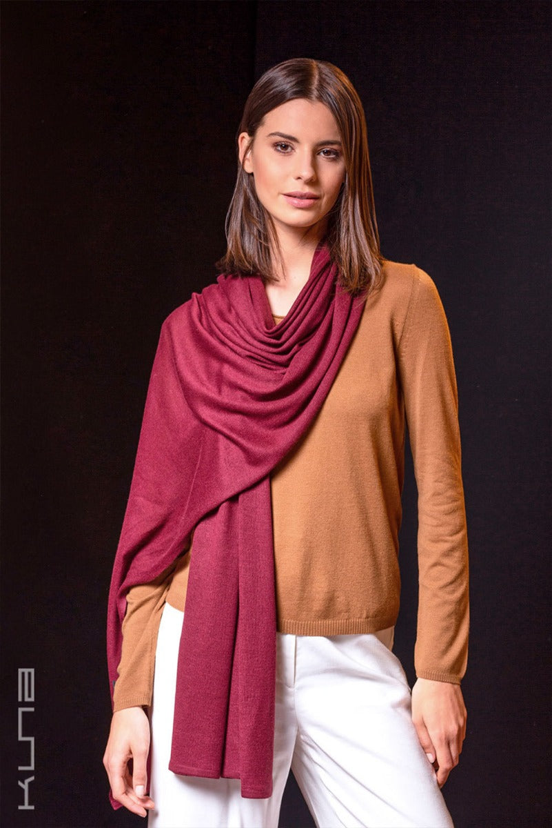 Bouveret 100 % Vicuna-Strickschal