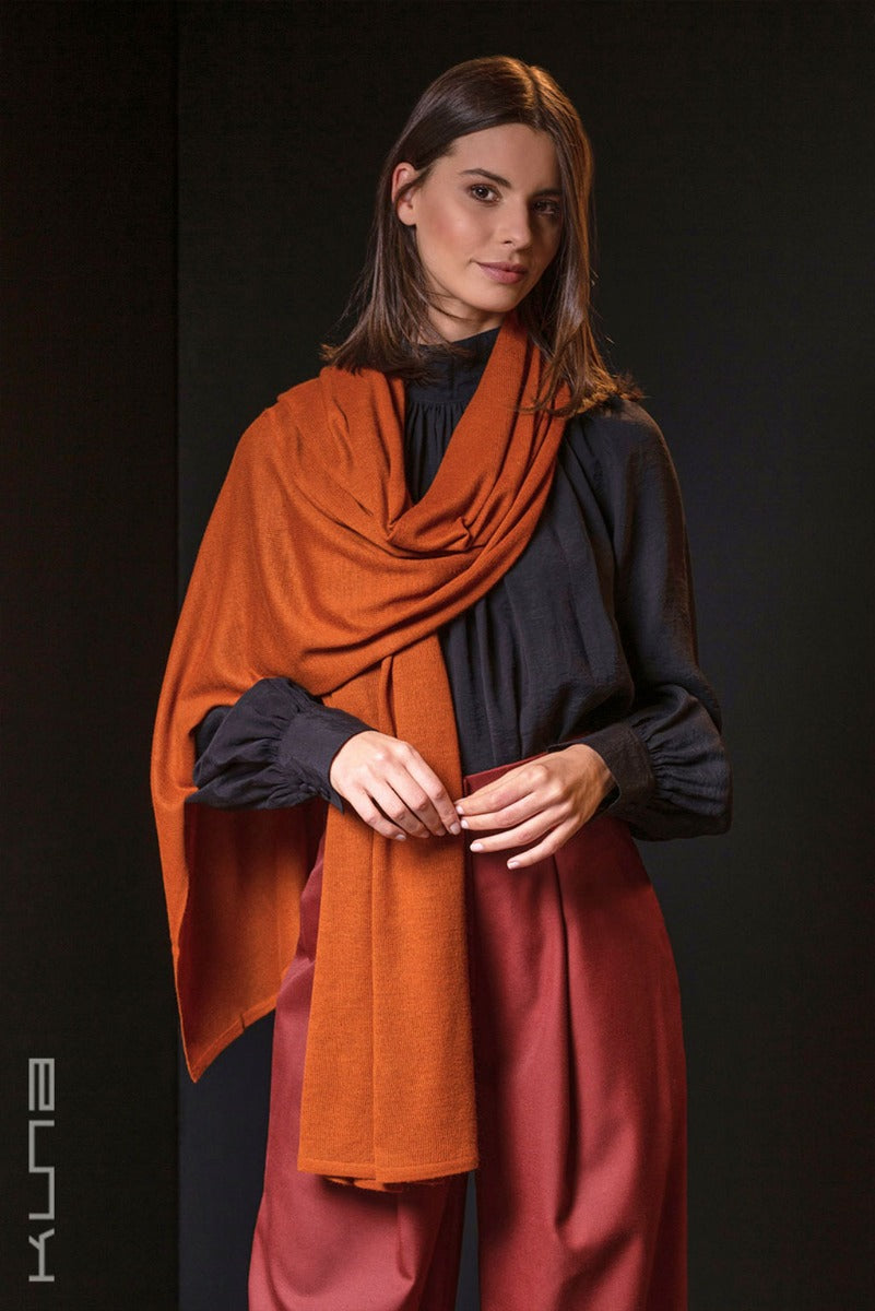 Bouveret 100 % Vicuna-Strickschal