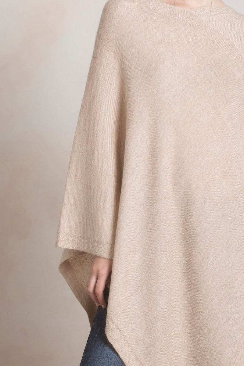 Almendra Baby Alpaca Poncho