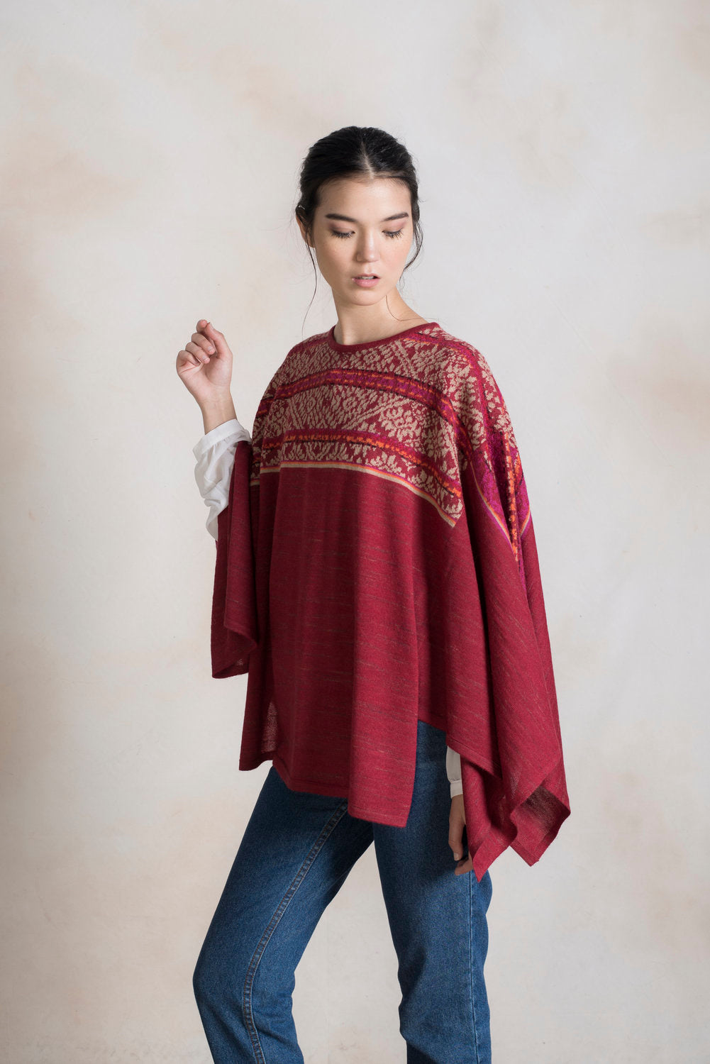 Rumi Poncho aus Babyalpaka