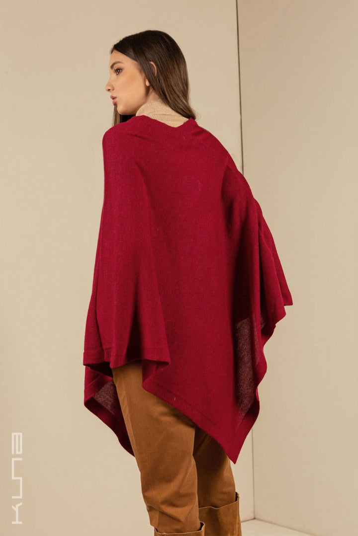 Almendra Baby Alpaca Poncho