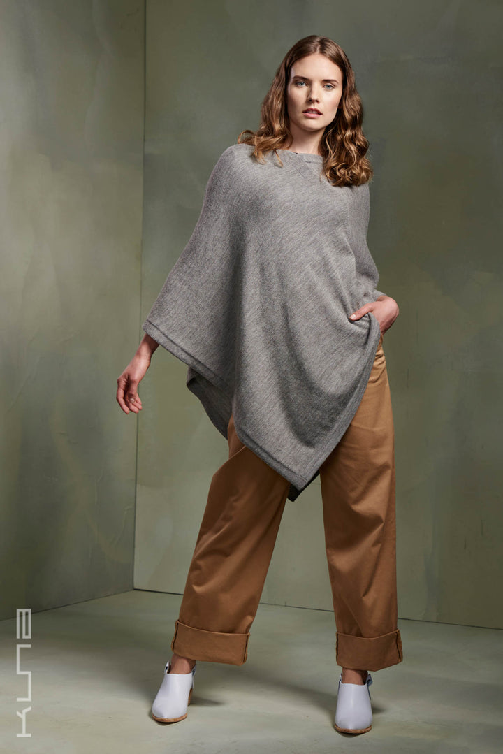 Almendra Baby Alpaca Poncho