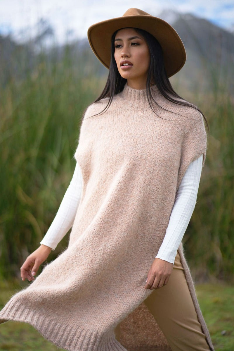 Long Alpaca Tunic