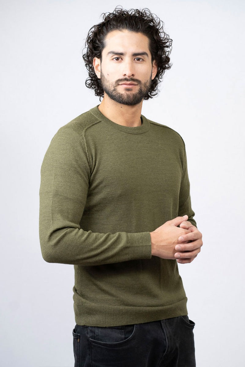 Classic Men Baby Alpaca Sweater