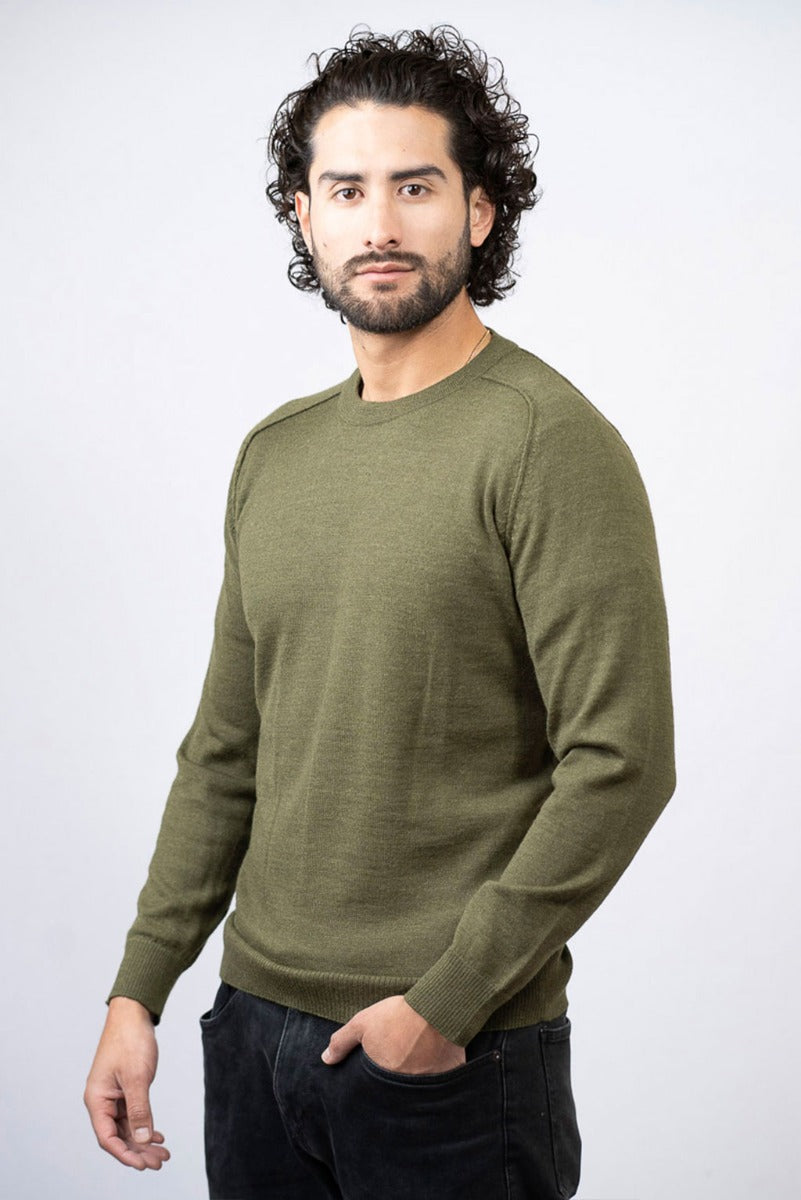 Classic Men Baby Alpaca Sweater