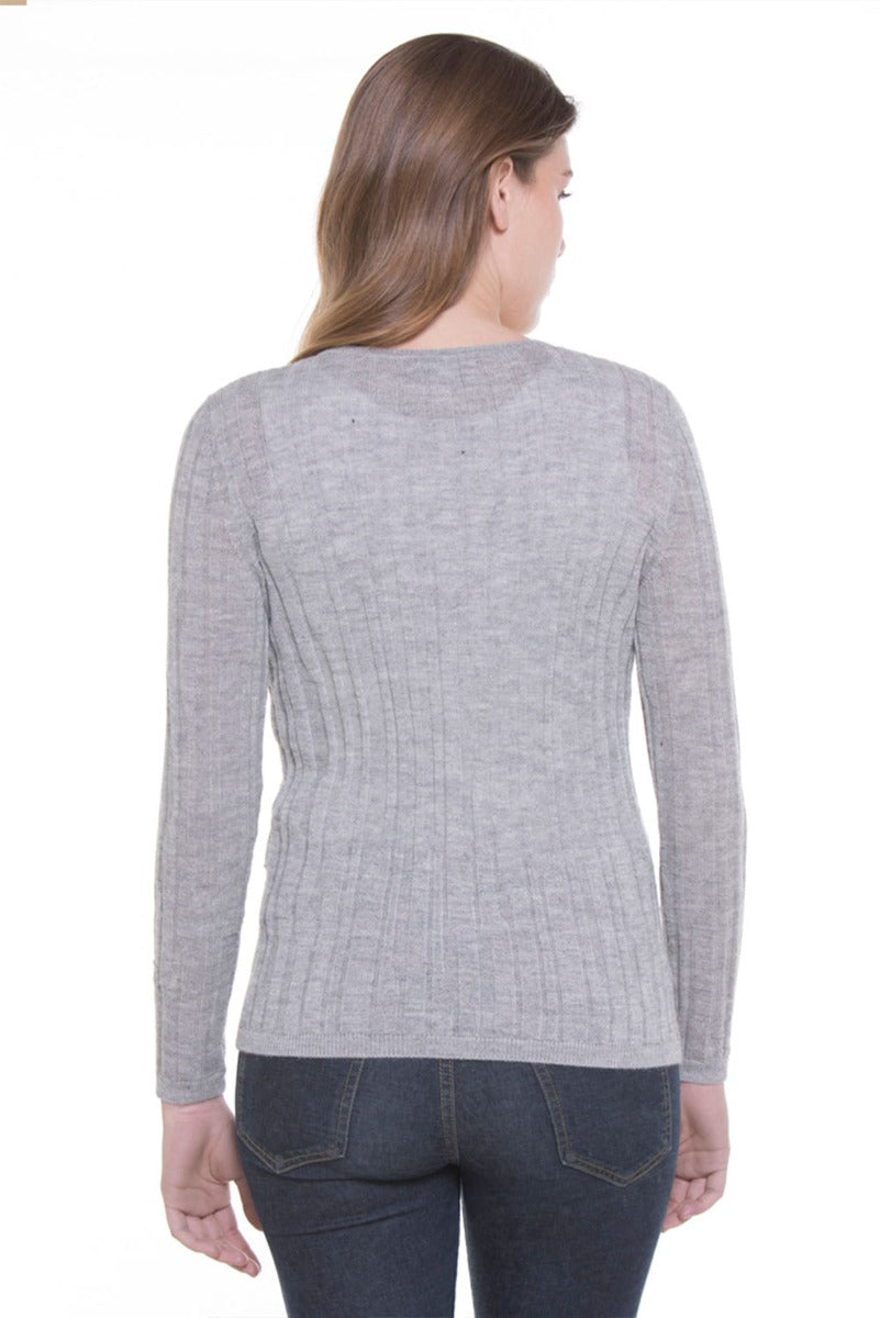 Quella 100% Cashllama V-Neck Sweater