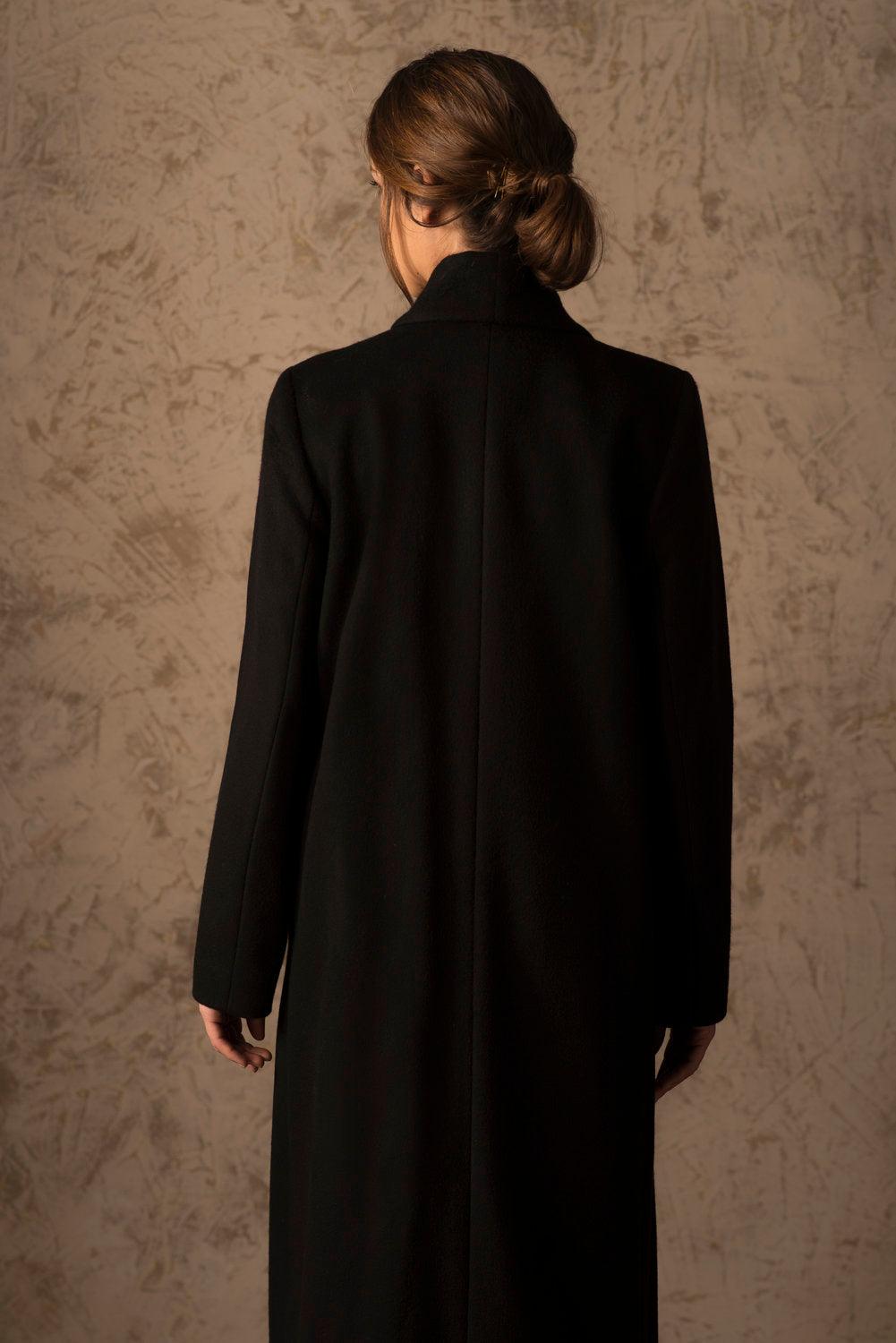 Long 100% Vicuna Swing Coat