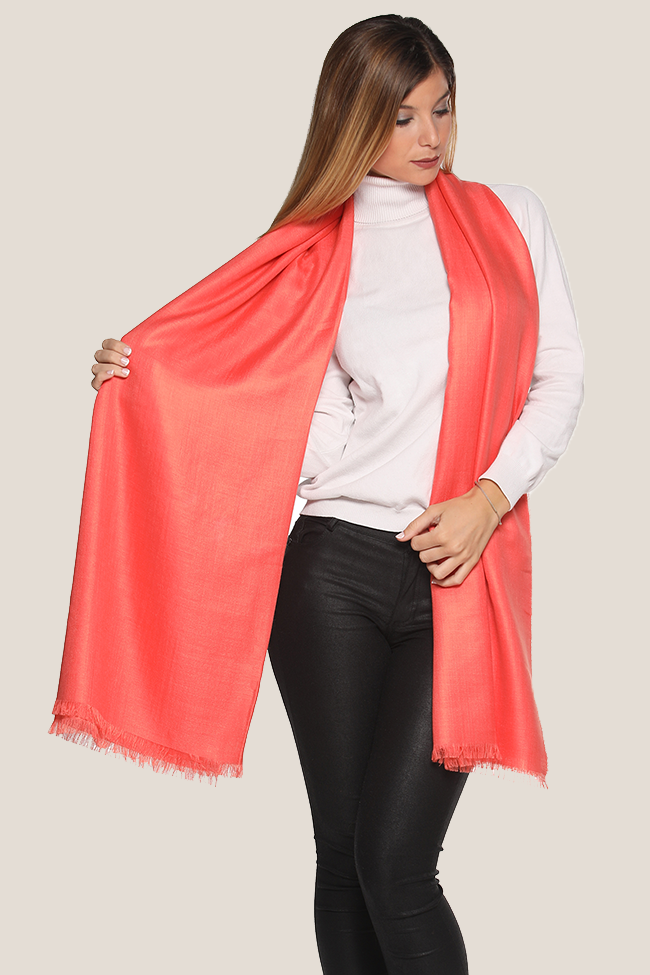 Classic Royal Alpaca & Silk Shawl & Scarf