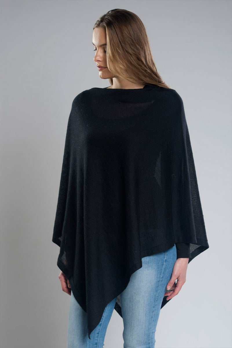 Teresa Cashllama & Silk Poncho