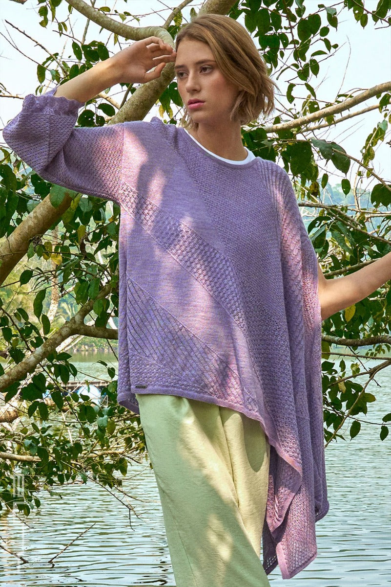 Vous Baby Alpaca & Silk Poncho