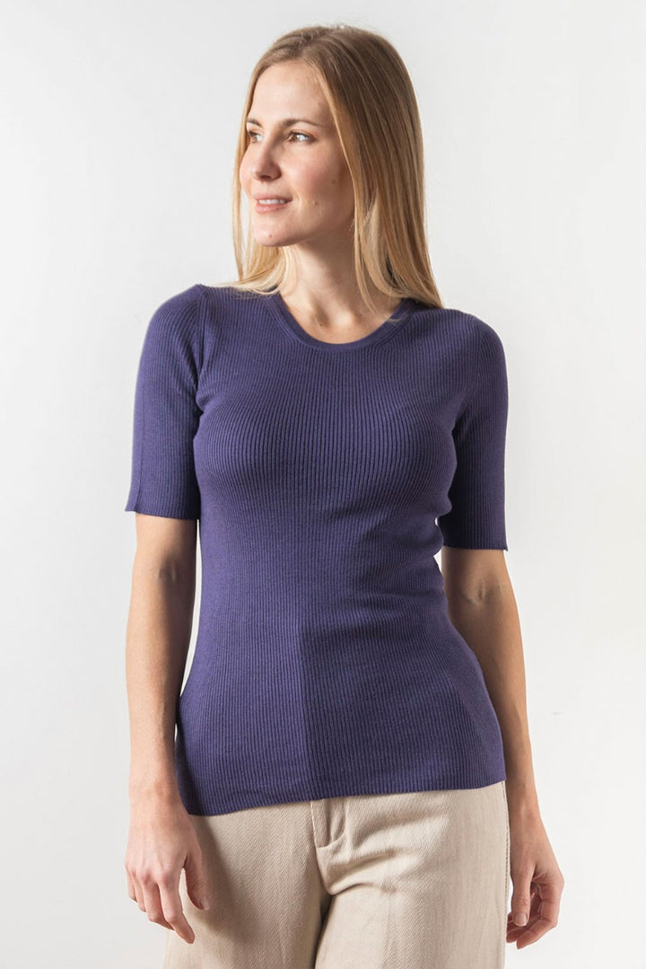 Zoe Short Sleeve Cotton Sweater